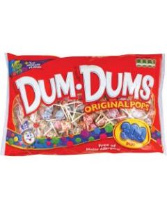 Dum-Dum-Pops, Assorted Flavors, Individually Wrapped, Pack Of 300