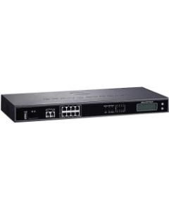 Grandstream UCM6208 Data/Voice Gateway - 2 x RJ-45 - 2 x FXS - 8 x FXO - USB - PoE Ports - Gigabit Ethernet - Rack-mountable, Desktop
