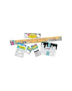 Barker Creek Classroom Decor Set, Color Me! Cityscapes, Pre-K To College