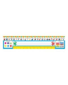 TREND Desk Toppers Reference Name Plates, Modern, 4 3/4in x 18in, Grades Pre-K-1, 36 Plates Per Pack, Set Of 3 Packs