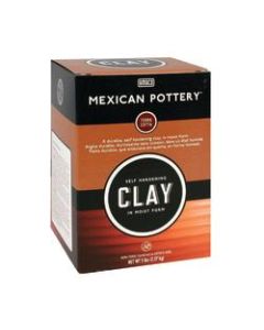 AMACO Mexican Pottery Self-Hardening Clay, 5 Lb, Terra Cotta