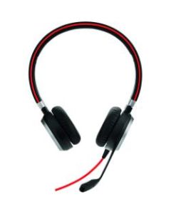 Jabra Evolve 40 UC Stereo - Stereo - USB, Mini-phone (3.5mm) - Wired - Over-the-head - Binaural - Supra-aural - Noise Cancelling Microphone - Noise Canceling