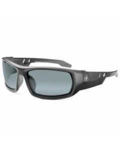 Ergodyne Skullerz Safety Glasses, Odin, Black Frame, Silver Mirror Lens