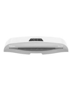Fellowes Rhea Laminator With Pouch Starter Kit, 12.5in Width, White/Gray