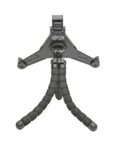 Tripp Lite Full-Motion Universal Flexible Tablet Desk Mount Monitor Standto 10in screen - 8.1in x 8.3in x 8.3in - Plastic - Black"