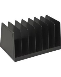 Business Source Desk Step Sorter - 4.5in Height x 8.8in Width x 5.5in Depth - Desktop - 25% - Black - Plastic - 1 Each