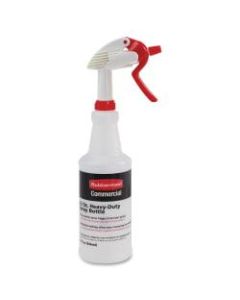 Rubbermaid Commercial 32-oz Trigger Spray Bottle - Suitable For Cleaning - Heavy Duty - 9.6in Height - 3.4in Width - 6 / Carton - Clear