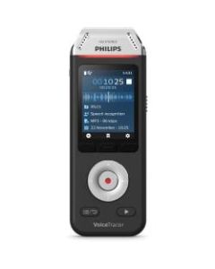 Philips VoiceTracer Audio Recorder - 8 GBmicroSD Supported - 2in LCD - MP3, WAV, WMA - Headphone - 2147 HourspeaceRecording Time - Portable