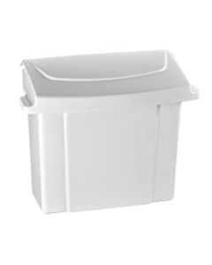 Alpine Plastic Sanitary Napkin Receptacle, 10inH x 9inW x 5inD, White