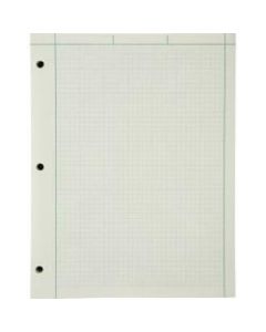 Ampad Green Tint Engineers Quadrille Pad, 8 1/2in x 11in, Quadrille Ruled, 200 Sheets, Green