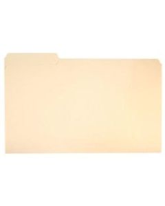 SKILCRAFT File Folders, 1/3 Cut, Legal Size, 30% Recycled, Manila, Pack Of 100 (AbilityOne 7530-00-282-2508)