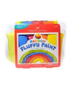 Faber-Castell Fluffy Paint Kit, Rainbow, Pack Of 5 Paints