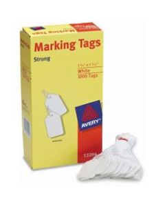 Avery Marking Tags, 1 3/4in x 1 1/16in, White, Pack Of 1,000