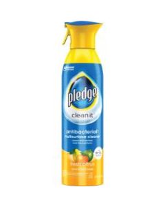 Pledge Multi-Surface Antibacterial Everyday Cleaner - Spray - 9.7 fl oz (0.3 quart) - 6 / Carton - Clear