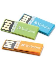 Clip-It 4GB USB 2.0 Drives, Pack of 3