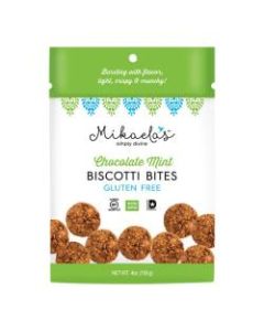 Mikaelas Simply Divine Biscotti Cookies, Chocolate Mint, Box Of 96 Cookies