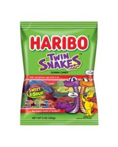 Haribo Twin Snakes, 5 Oz, Pack Of 12