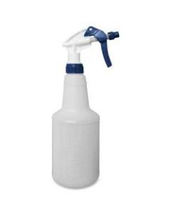 Impact Products Trigger Sprayer Bottle - 8.13in Hose - Adjustable Nozzle - 3 / Pack - Blue, White