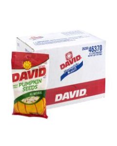 David Pumpkin Seeds, 2.25 oz, 12 Count