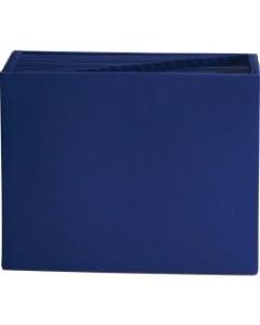 Smead 21-Pocket Expanding File, 7/8in Expansion, Letter Size, Navy Blue