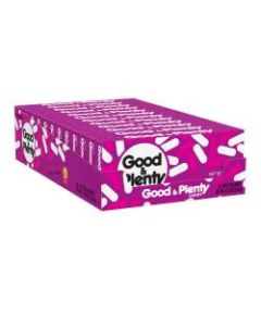 Good & Plenty Licorice Candy, 6 Oz, Pack Of 12 Boxes