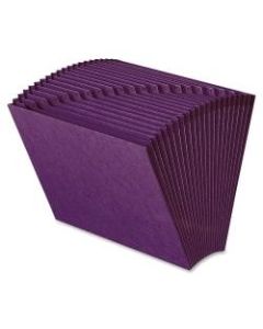 Smead Expanding A-Z Files Without Flap, Letter Size, 7/8in Expansion, Purple