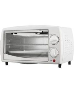 Brentwood Toaster Oven - 0.32 ft³ Capacity - Toast, Broil, Bake - White