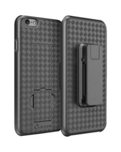 i-Blason Transformer Carrying Case (Holster) Apple iPhone 6 Plus Smartphone - Black - Rubber - Textured - Belt Clip, Holster