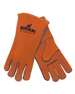 Premium Quality Welders Gloves, Select Side Leather, X-Large, Russet