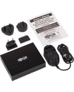 Tripp Lite 4-Port HDMI Splitter, 4K x 2K @ 60 Hz, 4:4:4, Multi-Resolution Support, HDR, HDCP 2.2, TAA - Video/audio splitter - 4 x HDMI - desktop, rack-mountable - government GSA - TAA Compliant