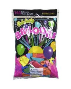 Tablemate Assorted Latex Balloons, 12in, Assorted, Pack of 144