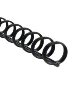 GBC ZipBind Binding Spines, 1/2in, 85-Page Capacity, Black, Pack Of 50