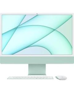 Apple iMac MGPJ3LL/A All-in-One Computer - Apple M1 Octa-core (8 Core) - 8 GB RAM - 512 GB SSD - 24in 4.5K 4480 x 2520 - Desktop - Green - Apple M1 SoC - macOS Big Sur - English (US) Keyboard - IEEE 802.11 a/b/g/n/ac/ax - 143 W