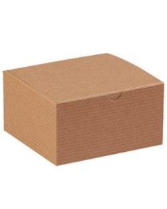 Office Depot Brand Gift Boxes, 5inL x 5inW x 3inH, 100% Recycled, Kraft, Case Of 100