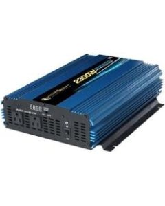 Power Bright 12V DC to AC 2300 Watt Power Inverter - Input Voltage: 12 V DC - Output Voltage: 117 V AC, 120 V AC - Continuous Power: 2300 W