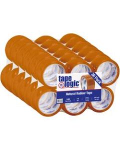 Tape Logic #50 Natural Rubber Tape, 3in Core, 2in x 55 Yd., Clear, Case Of 36