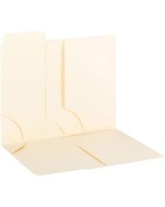 Smead 3-in1 SuperTab Section Folders - Letter - 8 1/2in x 11in Sheet Size - 3 Internal Pocket(s) - 1/3 Tab Cut - 11 pt. Folder Thickness - Manila - Manila - Recycled - 12 / Pack