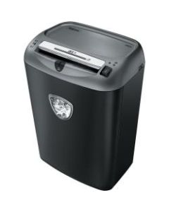 Fellowes Powershred 75Cs 12-Sheet Cross-Cut Shredder, 20-1/4inH x 15inW x 11-1/4inD, Black
