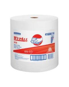 Wypall X70 Wipers Jumbo Roll - 12.50in x 13.40in - White - Hydroknit - Durable, Absorbent, Strong, Reusable - For Multipurpose - 870 / Carton