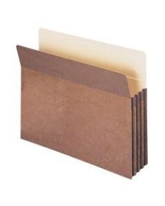 Smead Expanding File Pocket. Legal Size, 3 1/2in Expansion, 100% Recycled, Redrope, Box Of 25