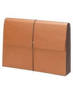 Smead Wallets, 5 1/4in Expansion, Legal Size, 100% Recycled, Redrope, Pack Of 10