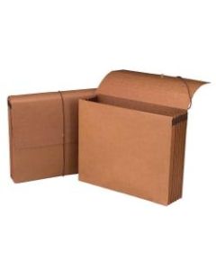 Smead Wallets, 5 1/4in Expansion, Letter Size, 100% Recycled, Redrope, Pack Of 10
