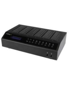 StarTech.com USB 3.0 / eSATA 6-Bay Hard Drive Duplicator Dock - 1:5 HDD / SSD Cloner and Eraser