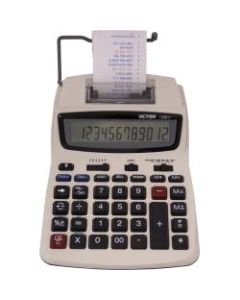 Victor 1208-2 Compact Commercial Printing Calculator