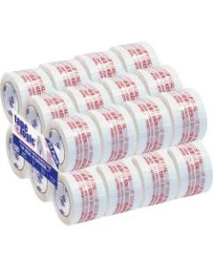 Tape Logic If Seal Is Broken Preprinted Carton Sealing Tape, 3in Core, 3in x 110 Yd., Red/White, Case Of 24
