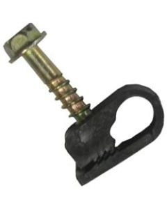 Eagle Aspen Cable Clip With Screw - Black - 100 Pack