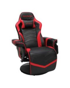 Respawn 900 Racing-Style Bonded Leather Gaming Recliner, Black/Red