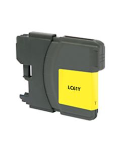 Hoffman Tech Remanufactured High-Yield Yellow Ink Cartridge Replacement For Brother LC61Y / LC65Y