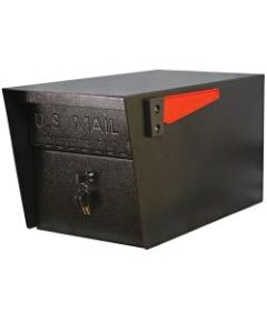Mail Boss Mail Manager PRO Security Mailbox, 11-1/4inH x 10-3/4inW, 21inD, Black