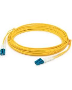 AddOn 15m LC (Male) to LC (Male) Yellow OS1 Duplex Fiber OFNR (Riser-Rated) Patch Cable - 100% compatible and guaranteed to work